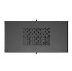LANBERG Szafa instalacyjna rack stojąca 19" 22U 600x1200 czarna drzwi perforowane (flat pack) 