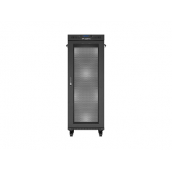 LANBERG Szafa instalacyjna rack stojąca 19 cali 32U 600x600 drzwi perforowane LCD czarna (Flat pack)