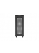 LANBERG Szafa instalacyjna rack stojąca 19 cali 32U 600x600 drzwi perforowane LCD czarna (Flat pack)