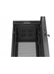 LANBERG Szafa instalacyjna rack stojąca 19 cali 32U 600x600 drzwi perforowane LCD czarna (Flat pack)
