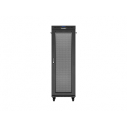 LANBERG Szafa instalacyjna rack stojąca 19 cali 37U 600x600 drzwi perforowane LCD czarna (Flat pack)