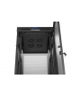 LANBERG Szafa instalacyjna rack stojąca 19 cali 37U 600x600 drzwi perforowane LCD czarna (Flat pack)
