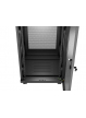 LANBERG Szafa instalacyjna rack stojąca 19 cali 37U 600x600 drzwi perforowane LCD czarna (Flat pack)