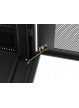 LANBERG Szafa instalacyjna rack stojąca 19 cali 37U 600x600 drzwi perforowane LCD czarna (Flat pack)