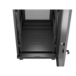 LANBERG Szafa instalacyjna rack stojąca 19 cali 32U 600x800 drzwi perforowane LCD czarna (Flat pack)