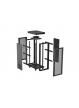 LANBERG Szafa instalacyjna rack stojąca 19 cali 32U 600x800 drzwi perforowane LCD czarna (Flat pack)