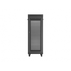 LANBERG Szafa instalacyjna rack stojąca 19 cali 32U 600x1000 drzwi perforowane LCD czarna (Flat pack)