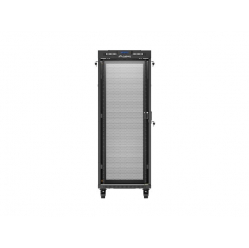 LANBERG Szafa instalacyjna rack stojąca 19 cali 32U 600x1000 drzwi perforowane LCD czarna (Flat pack)