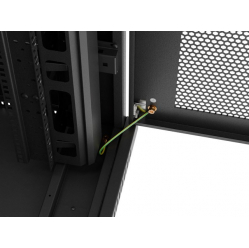 LANBERG Szafa instalacyjna rack stojąca 19 cali 37U 800x800 drzwi perforowane LCD czarna (Flat pack)