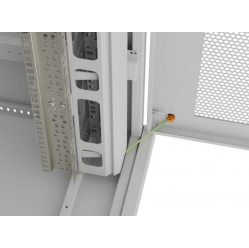 LANBERG Szafa instalacyjna rack stojąca 19 cali 47U 800x1000 szara drzwi perforowane LCD (flat pack) V2 