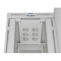 LANBERG Szafa instalacyjna rack stojąca 19 cali 47U 800x1000 szara drzwi perforowane LCD (flat pack) V2 