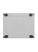 LANBERG Szafa instalacyjna rack stojąca 19 cali 47U 800x1000 szara drzwi perforowane LCD (flat pack) V2 