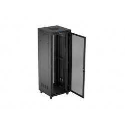 LANBERG Szafa instalacyjna rack stojąca 19 cali 47U 800x800 drzwi perforowane LCD czarna (Flat pack)