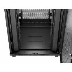 LANBERG Szafa instalacyjna rack stojąca 19 cali 47U 800x800 drzwi perforowane LCD czarna (Flat pack)