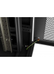 LANBERG Szafa instalacyjna rack stojąca 19 cali 47U 800x1200 czarna drzwi perforowane LCD (flat pack) V2 