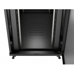 LANBERG Szafa instalacyjna rack stojąca 19 cali 47U 800x1200 czarna drzwi perforowane LCD (flat pack) V2 