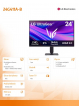 LG Electronics Monitor 24G411A-B 23,8 cala IPS Ultragear 