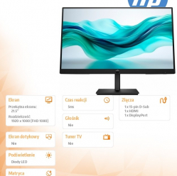 HP Inc. Monitor 21.5 cala S3 Pro 322pf FHD MNTR 9U5B0UT#ABB