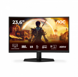 AOC Monitor C24G42E 23.6 cala 180Hz Curved VA HDMIx2 DP