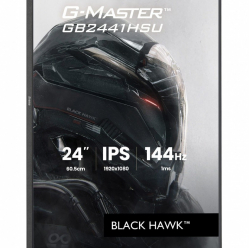 IIYAMA Monitor 23.8 cala GB2441HSU-B1 IPS,FHD,144Hz,1ms,2xUSB,350cd,HDMI,DP,HAS (150) PIVOT