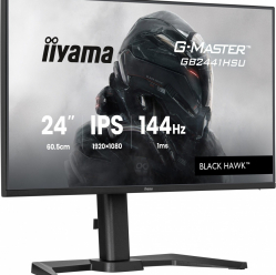 IIYAMA Monitor 23.8 cala GB2441HSU-B1 IPS,FHD,144Hz,1ms,2xUSB,350cd,HDMI,DP,HAS (150) PIVOT