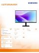 Samsung Monitor 27 cali S32GF IPS 1920x1080 FHD 120Hz 16:9 2xHDMI 5-ms LS27F320GAUXEN 