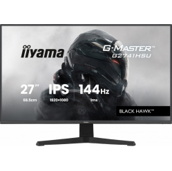 IIYAMA Monitor 27 cali G2741HSU-B1 IPS,FHD,144Hz,1ms,2xUSB, 350cd,HDMI,DP