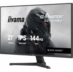 IIYAMA Monitor 27 cali G2741HSU-B1 IPS,FHD,144Hz,1ms,2xUSB, 350cd,HDMI,DP