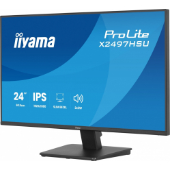 IIYAMA Monitor ProLite 23.8 cala X2497HSU-B1 IPS,FHD,HDMI,DP,120Hz,350CD,2xUSBv3.2, 2xUSB-C, GW 5lat