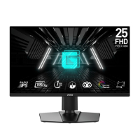 Monitor MSI G255PF E2 24 5 cala LED FHD Flat 180Hz Black
