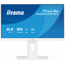IIYAMA Monitor 22 cale XUB2293HSU-W7 IPS, 100Hz, Pivot, HAS(150mm), 300cd, BIAŁY 