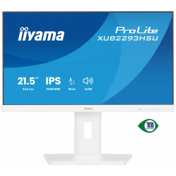 IIYAMA Monitor 22 cale XUB2293HSU-W7 IPS, 100Hz, Pivot, HAS(150mm), 300cd, BIAŁY 
