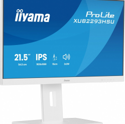 IIYAMA Monitor 22 cale XUB2293HSU-W7 IPS, 100Hz, Pivot, HAS(150mm), 300cd, BIAŁY 