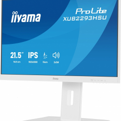 IIYAMA Monitor 22 cale XUB2293HSU-W7 IPS, 100Hz, Pivot, HAS(150mm), 300cd, BIAŁY 