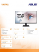 Asus Monitor 27 cali VA27AQ QHD IPS 75Hz HDMI DP VGA 