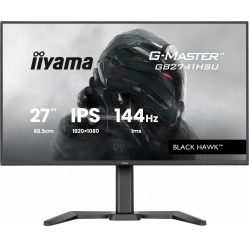 IIYAMA Monitor 27 cali GB2741HSU-B1 IPS,FHD,144Hz,1ms,2xUSB,350cd,HDMI,DP, HAS (150) PIVOT 