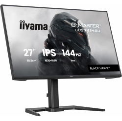 IIYAMA Monitor 27 cali GB2741HSU-B1 IPS,FHD,144Hz,1ms,2xUSB,350cd,HDMI,DP, HAS (150) PIVOT 