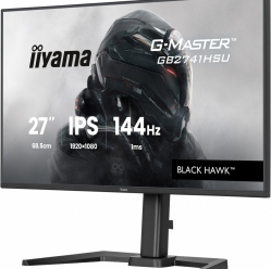IIYAMA Monitor 27 cali GB2741HSU-B1 IPS,FHD,144Hz,1ms,2xUSB,350cd,HDMI,DP, HAS (150) PIVOT 