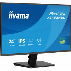 IIYAMA Monitor 24 cale X2492HSU-B1 IPS,FHD,HDMI,DP,120Hz,300cd,4ms,USB HUBx2cienkie ramki, 1500:1, ErP B