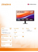 LG Electronics Monitor 27 cali 27U421A-B 