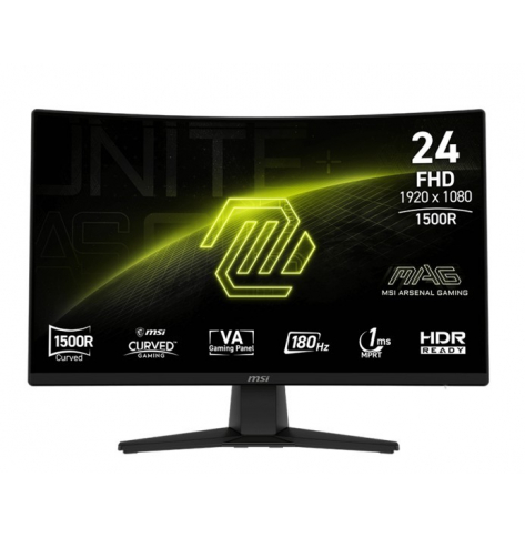 MSI Monitor MAG 242C 23.6 cala/LED/FHD/Curved/180Hz/czarny