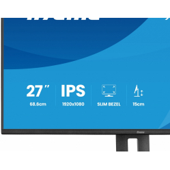 IIYAMA Monitor ProLite 27 cali XB2797HSU-B1 IPS,FHD,HDMI,DP,120Hz,2xUSBv3.2, 2xUSB-C, 350 CD, 2x2W, HAS 150/PIVOT