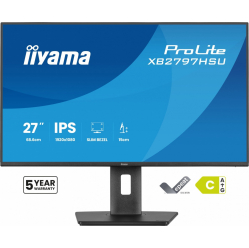 IIYAMA Monitor ProLite 27 cali XB2797HSU-B1 IPS,FHD,HDMI,DP,120Hz,2xUSBv3.2, 2xUSB-C, 350 CD, 2x2W, HAS 150/PIVOT