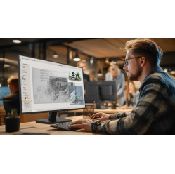 IIYAMA Monitor ProLite 27 cali X2797HSU-B1 IPS,FHD,HDMI,DP,120Hz,350CD,2xUSBv3.2, 2xUSB-C, GW 5lat 