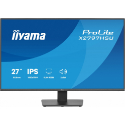 IIYAMA Monitor ProLite 27 cali X2797HSU-B1 IPS,FHD,HDMI,DP,120Hz,350CD,2xUSBv3.2, 2xUSB-C, GW 5lat 