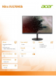 Acer Monitor 27 cali Nitro XV270M3b miiprx FHD IPS 180Hz 