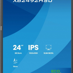 IIYAMA Monitor 24 cali XB2492HSU-B1 IPS,FHD,HDMI,DP,120Hz,300cd,4ms, cienkie ramki, 1500:1, ErP B, USB HUBx2 