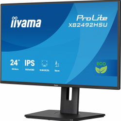 IIYAMA Monitor 24 cali XB2492HSU-B1 IPS,FHD,HDMI,DP,120Hz,300cd,4ms, cienkie ramki, 1500:1, ErP B, USB HUBx2 