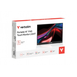 Verbatim Przenośny monitor dotykowy Light 14 Full HD 60 Hz Portable 