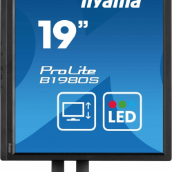 IIYAMA Monitor 19 cali B1980S-B1 HDMI, DP, PIVOT, HAS/150mm